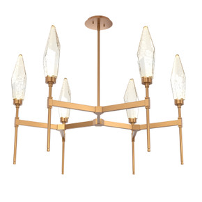 Mid. Chandeliers Glass Up by Hammerton Studio ( 404 | CHB0050-37-NB-CA-001-L1 Rock Crystal ) 