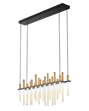 Linear/Island 4 Light + by Fredrick Ramond ( 138 | FR30705BLK Echo ) 