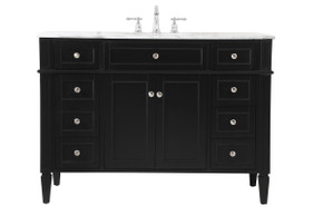 Plumbing Bath Chests/Vanities by Elegant Lighting ( 173 | VF12548BK Park Avenue ) 