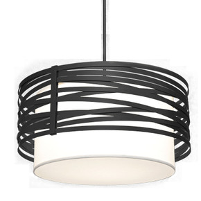 Pendants Drum Shade by Hammerton Studio ( 404 | CHB0013-24-MB-SH-001-E2 Tempest ) 