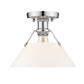 Flush Mounts Metal Shade by Golden ( 62 | 3306-FM CH-OP Orwell ) 