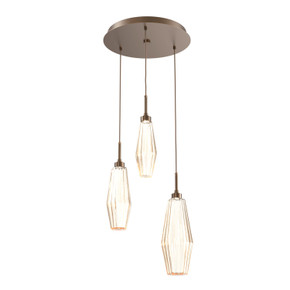 Mini Pendants 3 Light Cluster by Hammerton Studio ( 404 | CHB0049-03-FB-RA-C01-L1 Aalto ) 