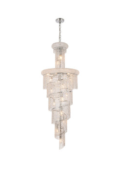 Large Chandeliers Glass Shade by Elegant Lighting ( 173 | V1800SR22C/RC Spiral ) 