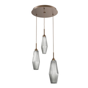 Mini Pendants 3 Light Cluster by Hammerton Studio ( 404 | CHB0049-03-FB-RS-C01-L3 Aalto ) 