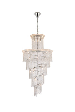 Large Chandeliers Glass Shade by Elegant Lighting ( 173 | V1800SR48C/RC Spiral ) 