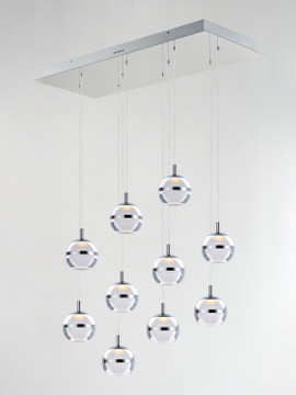 Linear/Island 4 Light + by ET2 ( 86 | E24599-93PC Swank ) 