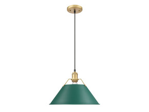 Pendants Metal Shade by Golden ( 62 | 3306-L BCB-GN Orwell ) 