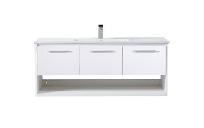Plumbing Bath Chests/Vanities by Elegant Lighting ( 173 | VF43048WH Kasper ) 