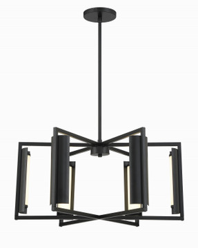 Mid. Chandeliers Metal Shade by George Kovacs ( 42 | P1558-66A-L Trizay ) 