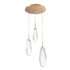 Mini Pendants 3 Light Cluster by Hammerton Studio ( 404 | CHB0049-03-NB-RC-C01-L3 Aalto ) 