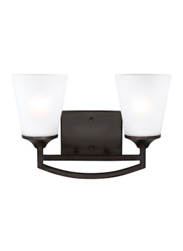 Bathroom Fixtures Two Lights by Generation Lighting ( 1 | 4424502-710 Hanford ) 