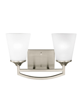 Bathroom Fixtures Two Lights by Generation Lighting ( 1 | 4424502-962 Hanford ) 