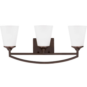 Bathroom Fixtures Three Lights by Generation Lighting ( 1 | 4424503-710 Hanford ) 