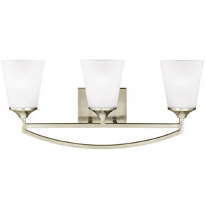 Bathroom Fixtures Three Lights by Generation Lighting ( 1 | 4424503-962 Hanford ) 