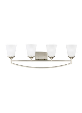 Bathroom Fixtures Four Lights by Generation Lighting ( 1 | 4424504-962 Hanford ) 