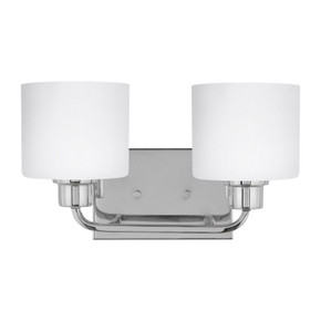 Bathroom Fixtures Two Lights by Generation Lighting ( 1 | 4428802-05 Canfield ) 