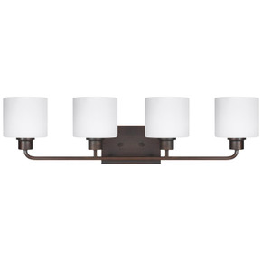 Bathroom Fixtures Four Lights by Generation Lighting ( 1 | 4428804EN3-710 Canfield ) 
