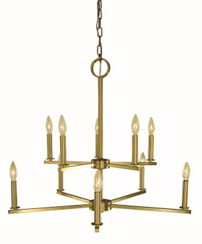 Mid. Chandeliers Candle by Framburg ( 8 | 5760 BR Evelyn ) 
