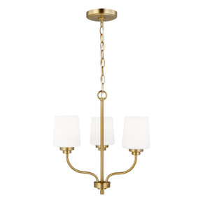 Mini Chandeliers Glass Shade by Generation Lighting ( 1 | 3102803EN3-848 Windom ) 