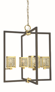 Foyer/Hall Lanterns Open Frame by Framburg ( 8 | 5774 BR/MBLACK Avery ) 