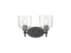 Bathroom Fixtures Two Lights by Golden ( 62 | 0806-BA2 ABI-HWG Keating ) 