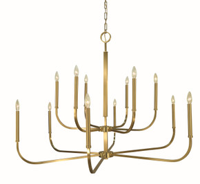 Large Chandeliers Candle by Framburg ( 8 | 5872 BR Manhattan ) 