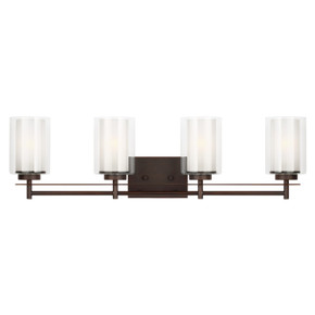 Bathroom Fixtures Four Lights by Generation Lighting ( 1 | 4437304-710 Elmwood Park ) 