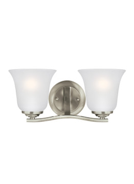 Bathroom Fixtures Two Lights by Generation Lighting ( 1 | 4439002EN3-962 Emmons ) 