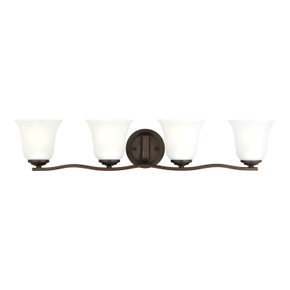 Bathroom Fixtures Four Lights by Generation Lighting ( 1 | 4439004EN3-710 Emmons ) 
