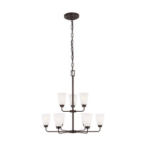 Mid. Chandeliers Glass Up by Generation Lighting ( 1 | 3115209EN3-710 Kerrville ) 