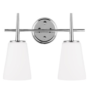 Bathroom Fixtures Two Lights by Generation Lighting ( 1 | 4440402EN3-05 Driscoll ) 