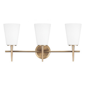 Bathroom Fixtures Three Lights by Generation Lighting ( 1 | 4440403-848 Driscoll ) 