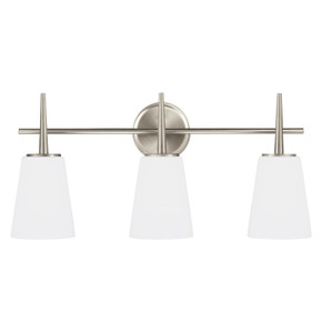 Bathroom Fixtures Three Lights by Generation Lighting ( 1 | 4440403-962 Driscoll ) 