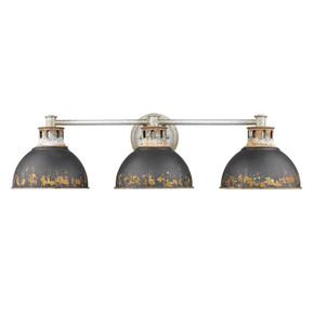Bathroom Fixtures Three Lights by Golden ( 62 | 0865-BA3 AGV-ABI Kinsley ) 