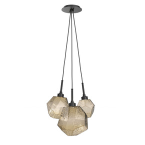 Mini Pendants 3 Light Cluster by Hammerton Studio ( 404 | CHB0039-0E-MB-B-C01-L3 Gem ) 