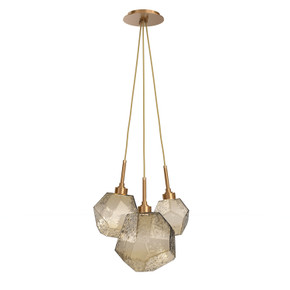Mini Pendants 3 Light Cluster by Hammerton Studio ( 404 | CHB0039-0E-NB-B-C01-L1 Gem ) 