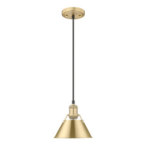 Mini Pendants Metal Shade by Golden ( 62 | 3306-S BCB-BCB Orwell ) 
