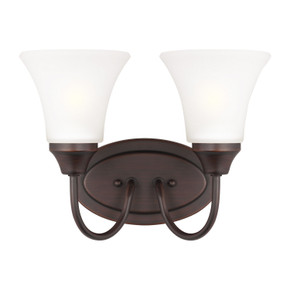 Bathroom Fixtures Two Lights by Generation Lighting ( 1 | 44806EN3-710 Holman ) 