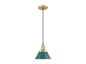 Mini Pendants Metal Shade by Golden ( 62 | 3306-S BCB-GN Orwell ) 