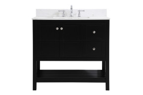 Plumbing Bath Chests/Vanities by Elegant Lighting ( 173 | VF16436BK-BS Theo ) 