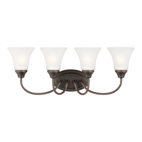 Bathroom Fixtures Four Lights by Generation Lighting ( 1 | 44808-710 Holman ) 