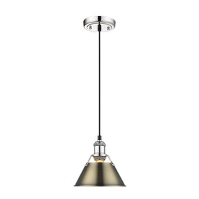 Mini Pendants Metal Shade by Golden ( 62 | 3306-S CH-AB Orwell ) 