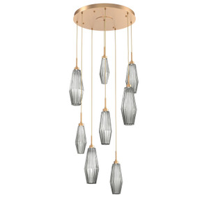 Mid. Chandeliers Multi-Port/Cascade by Hammerton Studio ( 404 | CHB0049-08-NB-RS-C01-L3 Aalto ) 