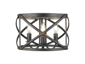 Flush Mounts Cage Style by Golden ( 62 | 0890-FM ABI Alcott ) 