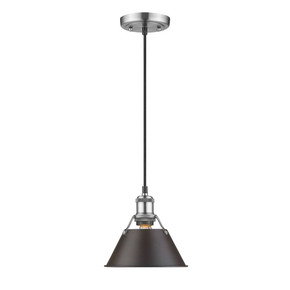 Pendants Metal Shade by Golden ( 62 | 3306-S PW-RBZ Orwell ) 
