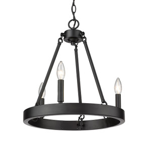 Mini Chandeliers Candle by Golden ( 62 | 1017-3 BLK Alastair ) 