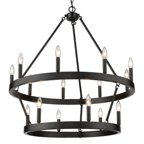 Large Chandeliers Candle by Golden ( 62 | 1017-96 BLK Alastair ) 