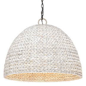 Pendants Fabric Shade by Golden ( 62 | 1081-8P BLK-PSG Rue ) 