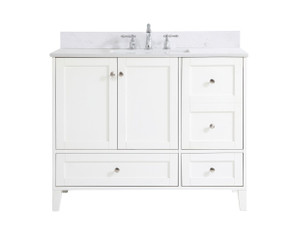 Plumbing Bath Chests/Vanities by Elegant Lighting ( 173 | VF18042WH-BS sommerville ) 
