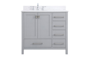 Plumbing Bath Chests/Vanities by Elegant Lighting ( 173 | VF18836GR-BS Irene ) 